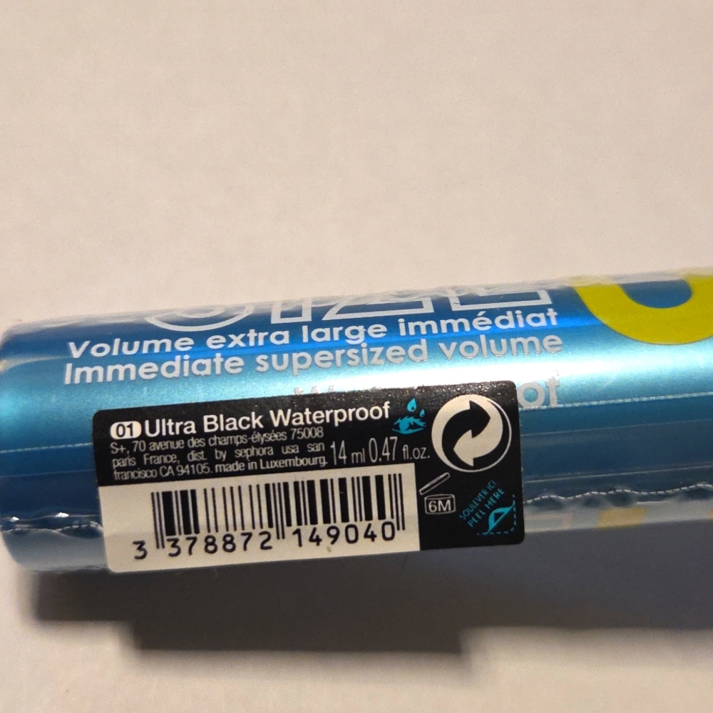 SEPHORA COLLECTION SIZE UP SUPER IMMEDIATE VOLUMIZING WATERPROOF MASCARA BLACK - Picture 4 of 7